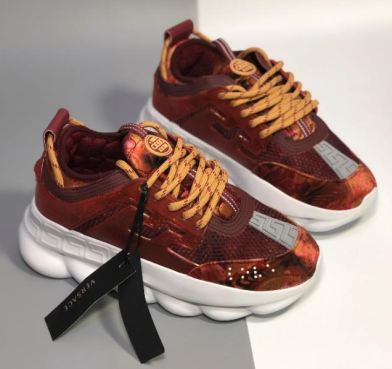 Italian luxury jewelry Versace_Versace 18 autumn and winter new men and women fashion trends thick bottom low-top casual sports shoes 36-45 yards-72082f37